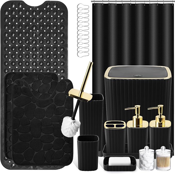 26PC Bathroom Accessories Set by BetterbathroomwithXLHOME
