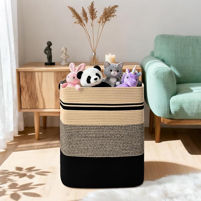 Laundry Hamper, 95L Tall Laundry Basket - Image 7