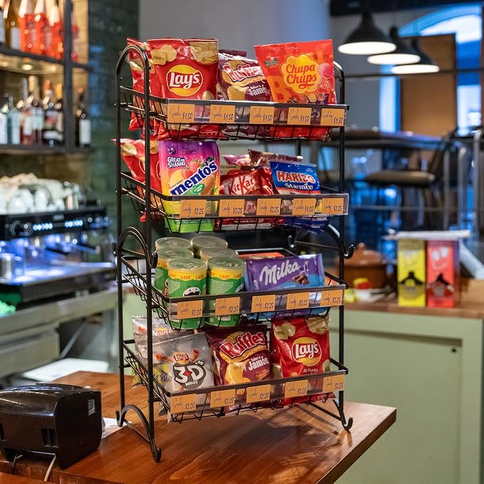 Candy Display Rack | Stackable Candy Organizer | Countertop Snack Organizer - Image 7