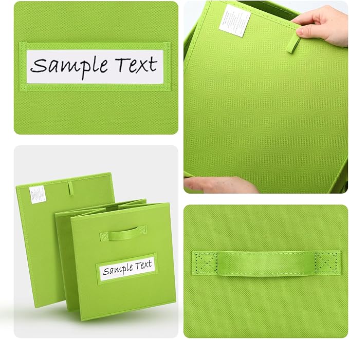 artsdi 13x13 storage cube bins Foldable Fabric storage cubes - Image 3