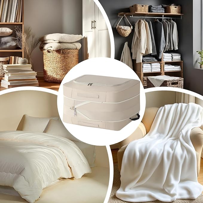 Closet Storage Bag, Space-Saving Blanket and Comforter Organizer, Compression - Image 5