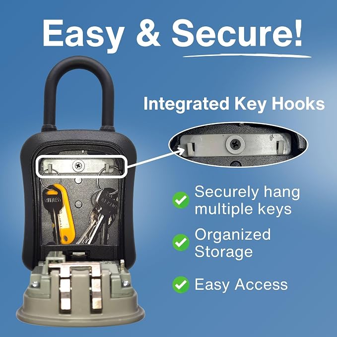 RUDY RUN Key Lock Box for Outside - Image 8