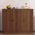 Buffet Cabinet with 3 Door, Kitchen Storage Cabinet with Adjustable Shelf by Furnify