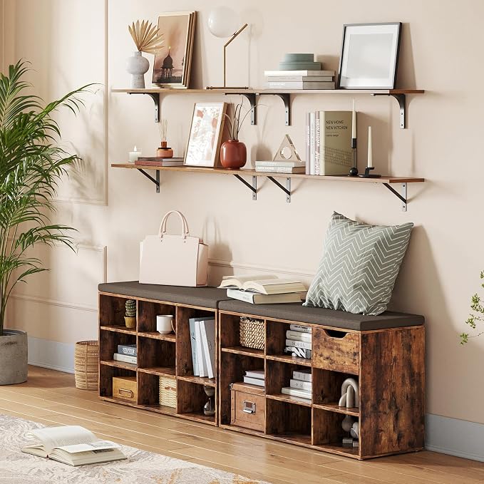 DINZI LVJ Shoe Storage Bench - Image 4