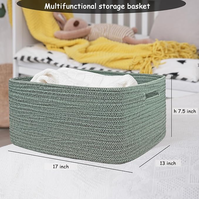 COMFY-HOMI 3 pcs Large Storage Baskets - Image 3