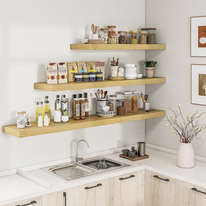 RICHFOCUS 72Inch Floating Shelves - Image 5