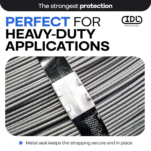 IDL Packaging Open Seals for 5/8" Strap Width Steel Strapping - Image 3