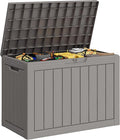 45 Gallon Outdoor Storage Deck Box Waterproof, Garden Tool, Backyard Cushion by WTFGO