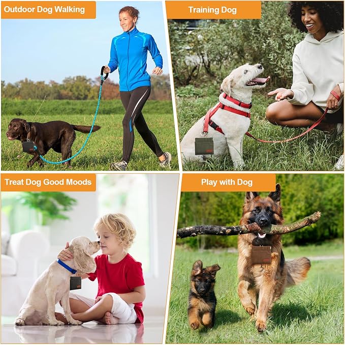 2PC Dog Treat Pouch, Dog Training Treat Reward Bag, Portable Puppy Hand Free - Image 4