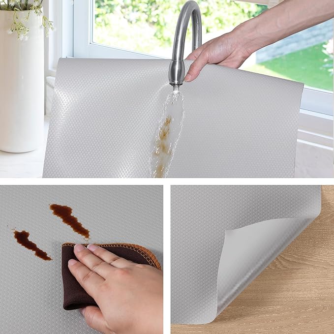 Shelf Liners for Kitchen Cabinets Non Adhesive Drawer Liner for Bathroom - Image 7
