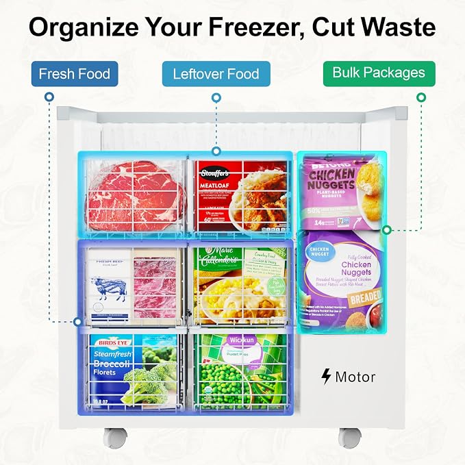 iSPECLE Deep Freezer Organizer Bins - Image 7