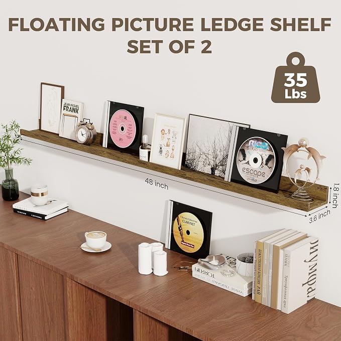 Axeman 48 Inch Floating Shelves - Image 3