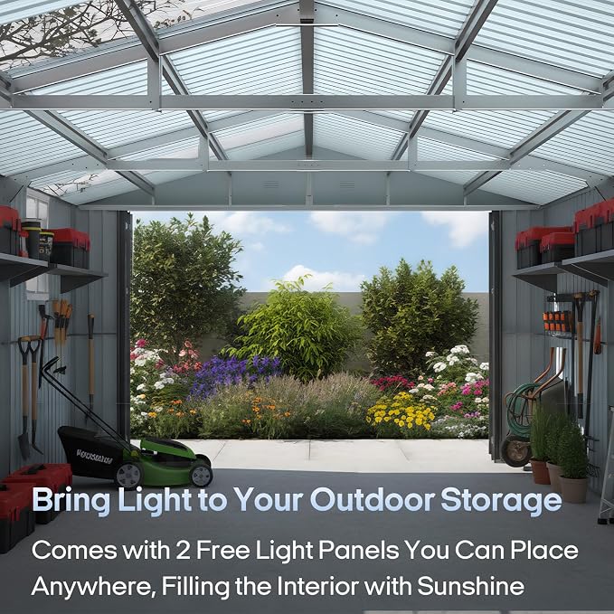 Outdoor Storage Shed 13x20 FT, Sheds & Outdoor Storage Clearance - Image 6