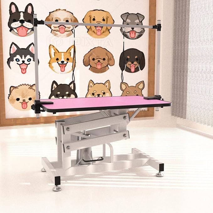 Hydraulic Dog Pet Grooming Table, 42 Inch Heavy Duty Z Lift Structure - Image 9