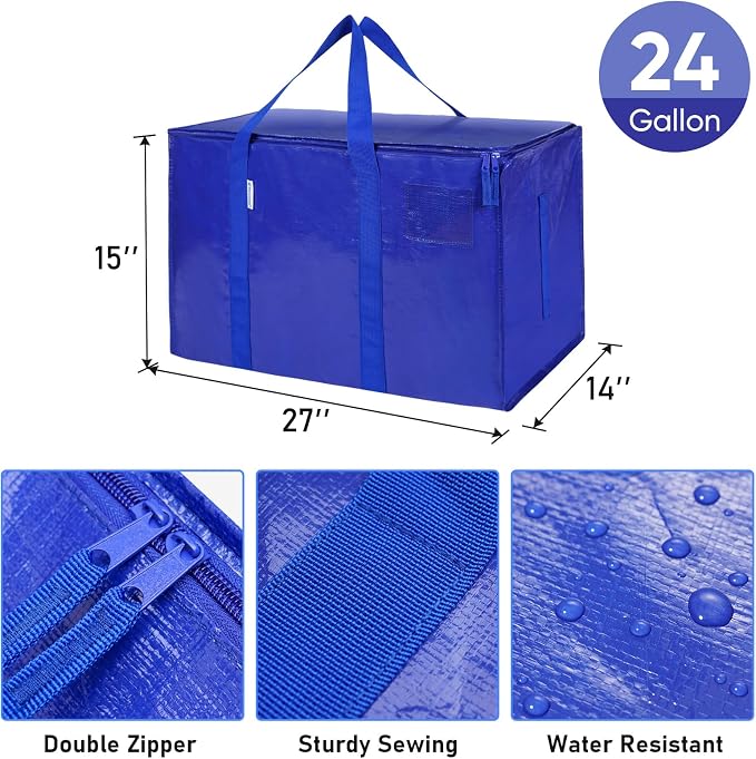 TICONN 4 Pack Extra Large Moving Bags - Image 3