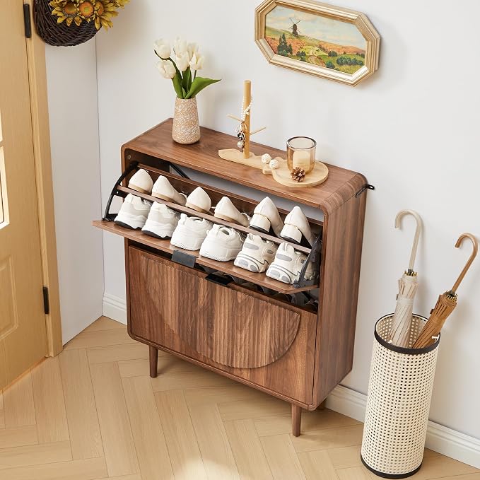 Turtle&Myrtle Modern Shoe Storage Cabinet - Image 5