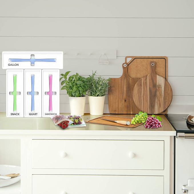 Storage Bag Organizer for Kitchen- Baggie Drawer Organizer & Plastic Food - Image 3
