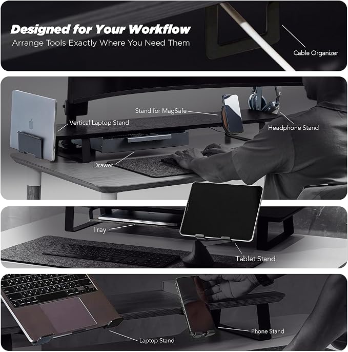 Moodular Add-ons Laptop Tray Stand Black MSA-LT - Image 8
