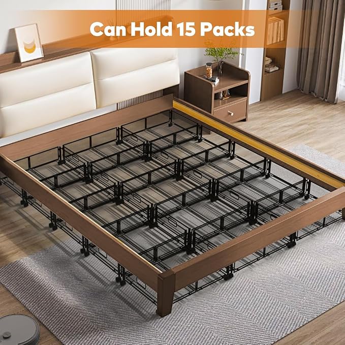 Under Bed Storage with Wheels, Rolling Under Bed Storage Bins - Image 7