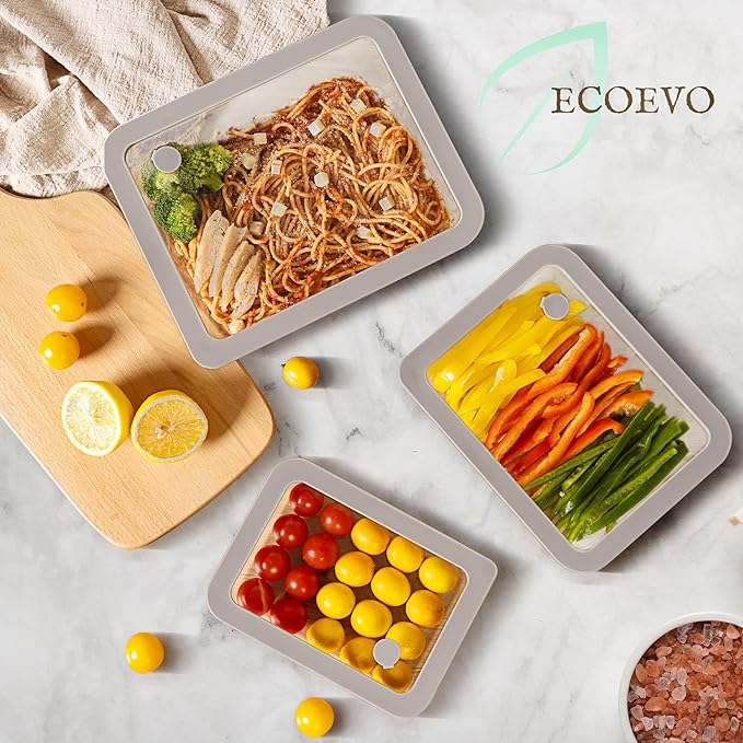 Glass Food Containers with Glass Lid, Microwave Safe Food Storage Container Set - Image 7