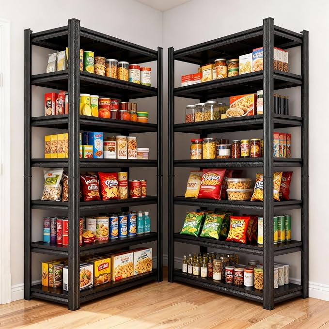 Garage Storage Shelves, 5 Tier Shelving Unit, 40 inch Wide, 18” Deep, 78” Tall - Image 8