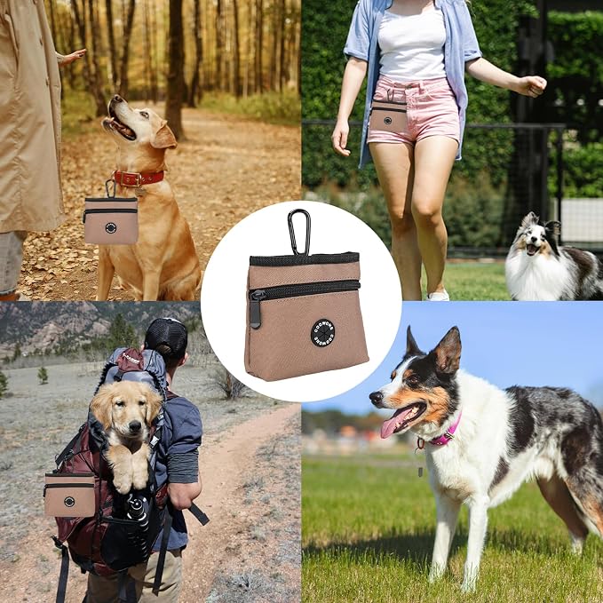 COOWONE Dog Treat Pouch with Pet Training Clicker, Detachable Dog Puppy - Image 7