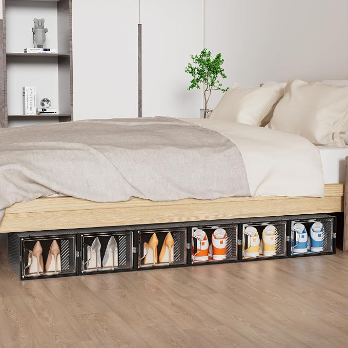 Shoe Storage, 12 Pack X-Large Shoe Organizer - Image 8