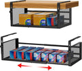 2Pack Under Shelf Basket, Adjustable Hanging Under Cabinet Shelf Storage by AmonHouseware