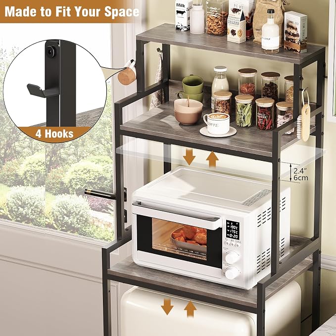 3-Tier Kitchen Bakers Rack - Image 5