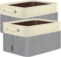 BALEINE 2 Pack Fabric Storage Bins by BALEINE