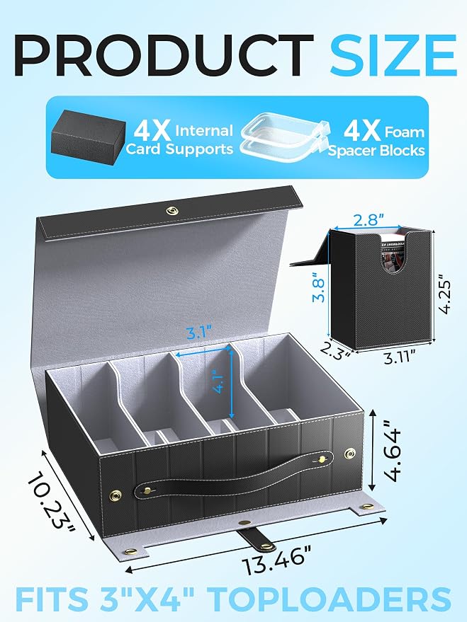 Top Loader Compatible Trading Card Storage Box - Image 2