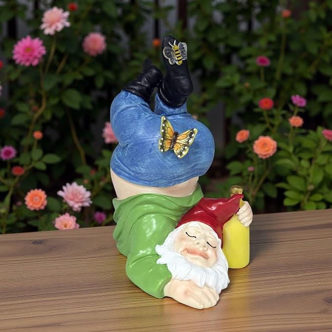 Gnome Hide a Key Outside Funny Dwarf Key Hider Outdoor Containers Box - Image 3