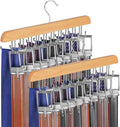 TOPIA HANGER 40 Hooks Belt Tie Hanger Space Saving by TOPIAHANGER