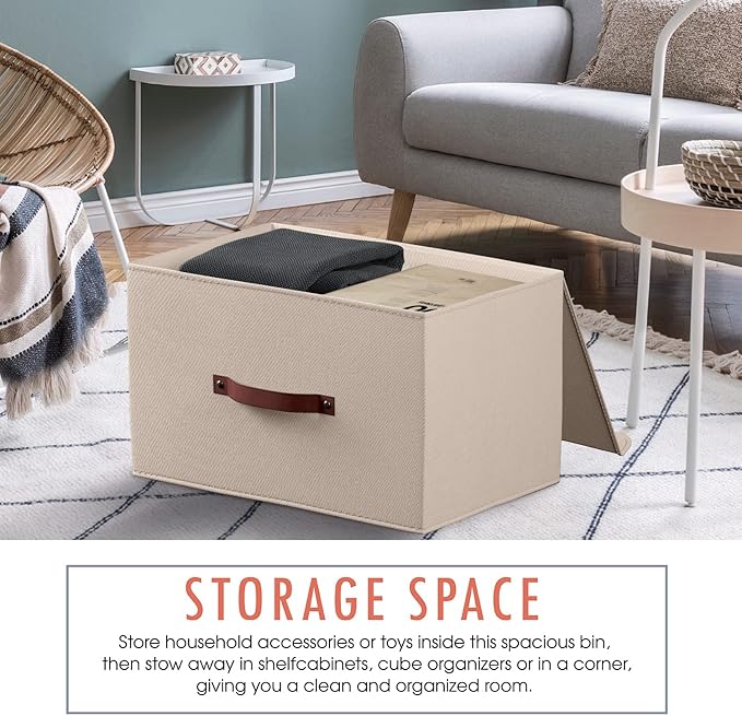 Ornavo Home 6 Pack Collapsible Storage Bins - Image 2