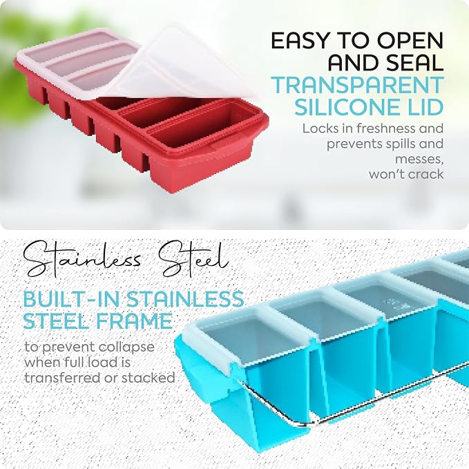 1/2 Cup Silicone Freezer Tray - Image 2