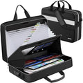 Accordion File Organizer with Lock, Fireproof Document Organizer Bag with by ZOOPIP