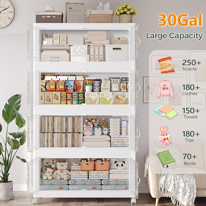 360QT Extra Large Stackable Storage Bins - Image 5