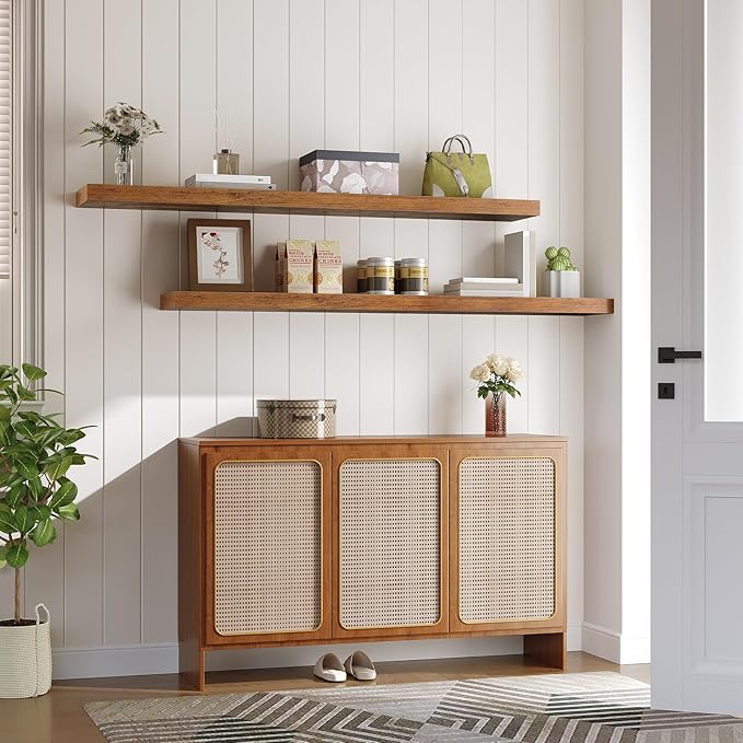 HOOBRO Floating Shelves for Wall, Wall Mounted Shelf Set of 2, for Wall in - Image 5