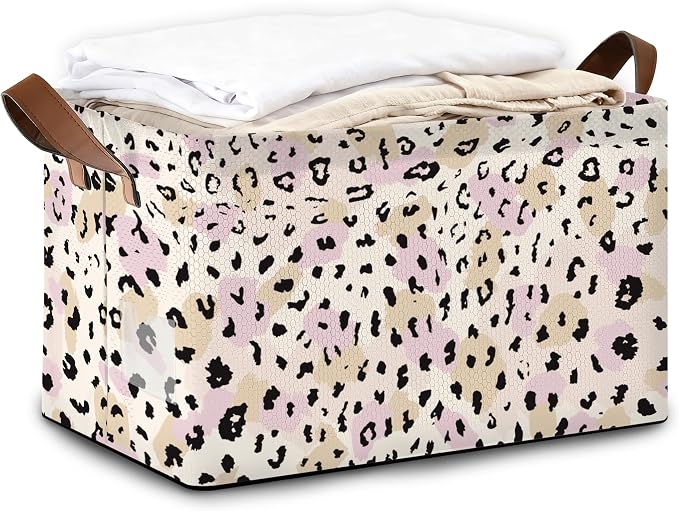 32L Large Storage Bins with Handles, Basket Organizer by Oeaskly