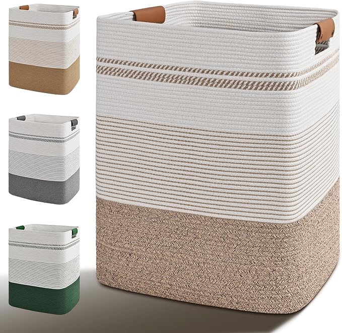 Laundry Hamper, 85L Tall Laundry Basket by Degeyoyo