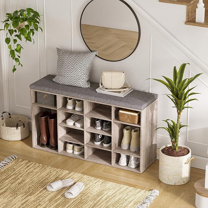 DINZI LVJ Shoe Storage Bench - Image 2