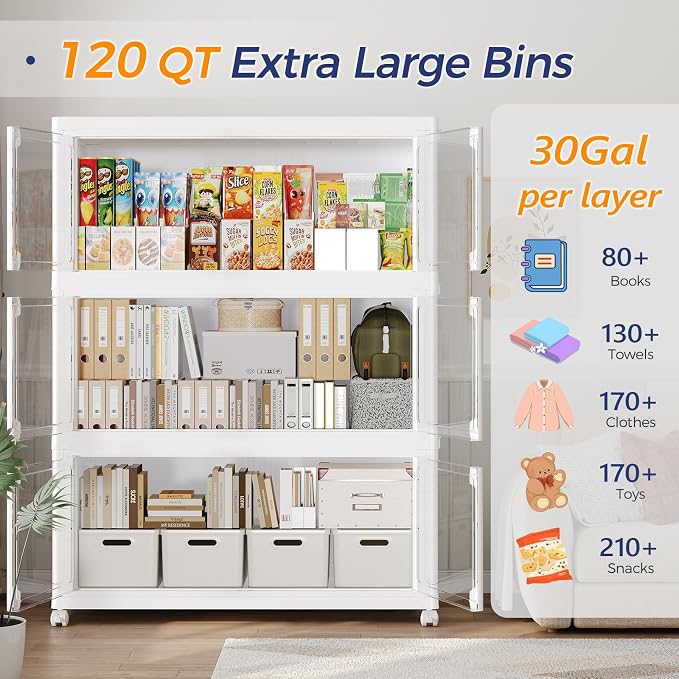 480Qt Stackable Storage Bins - Image 3