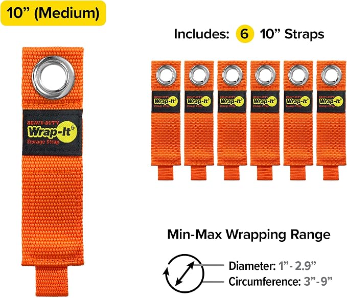 Heavy-Duty Wrap-It Storage Straps - Image 4