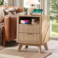Fluted Nightstand by Expandyourspacewithendlesspossibilities