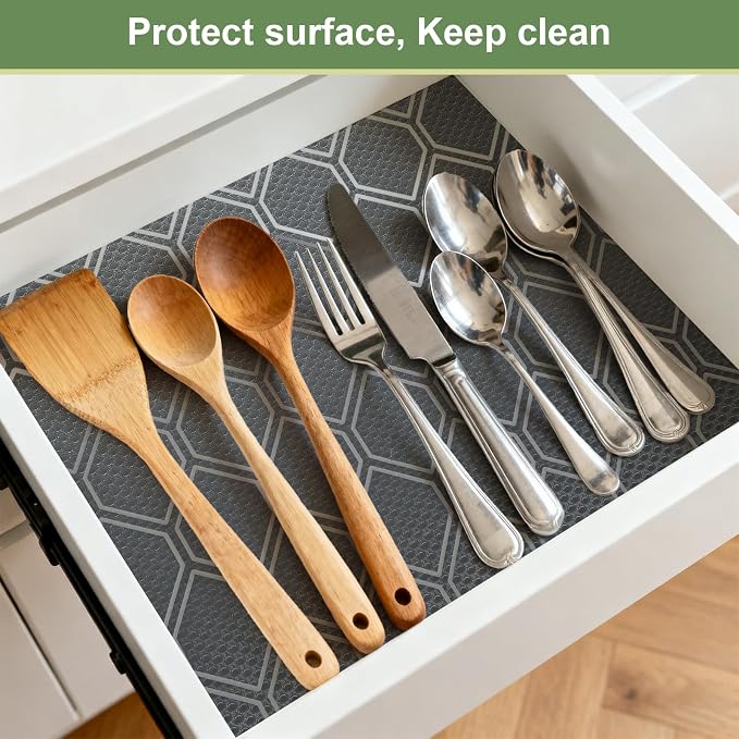 Non Adhesive Shelf Liner, Waterproof Drawer Liners - Image 8