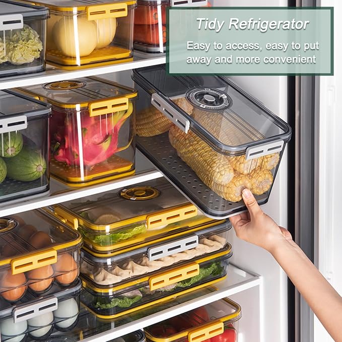 CottonColors Fridge Organizer, Food Storage Containers - Image 5