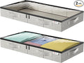 4.5 Inches Under Bed Storage Containers by YEARNINGHOME