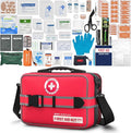 401 Piece First Aid Kit with Chest Seals -Labeled, Expandable & Mountable by BesstSurvivor