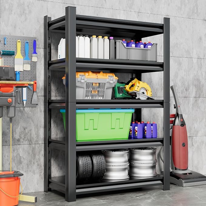 Garage Shelving Unit 24" D x 48" W x 72" H Heavy Duty Storage Shelves Easy - Image 2