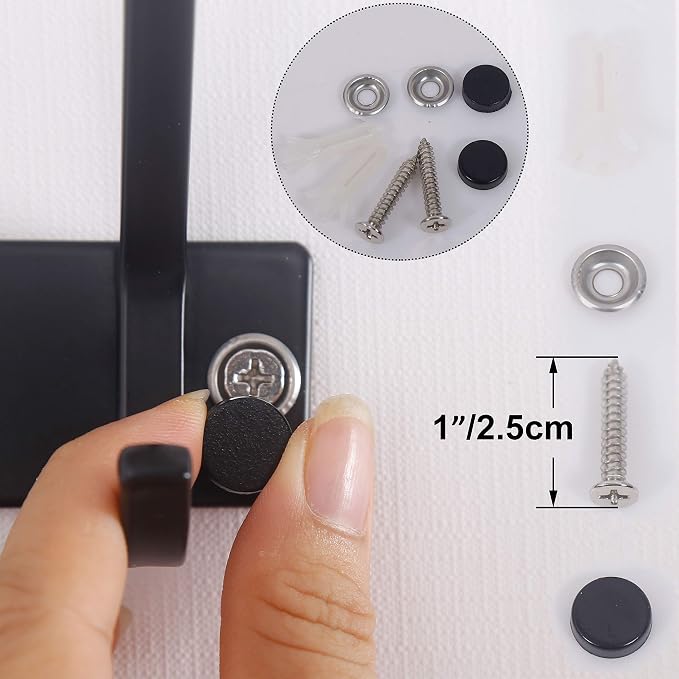 WEBI Coat Rack Wall Mounted, 8 Coat Hooks - Image 6